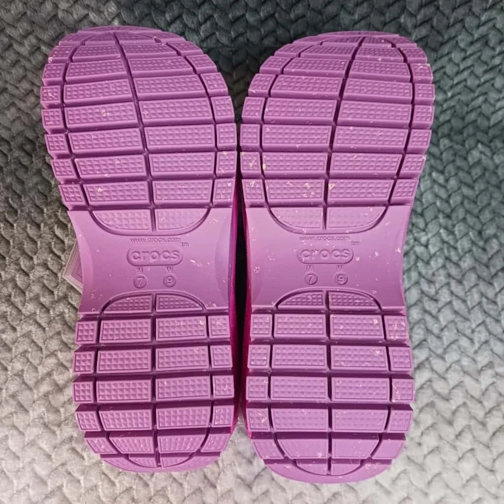 Crocs Classic‎ Mega Crush Sandal Juice High Womens Size W 9 - M 7 Comfort